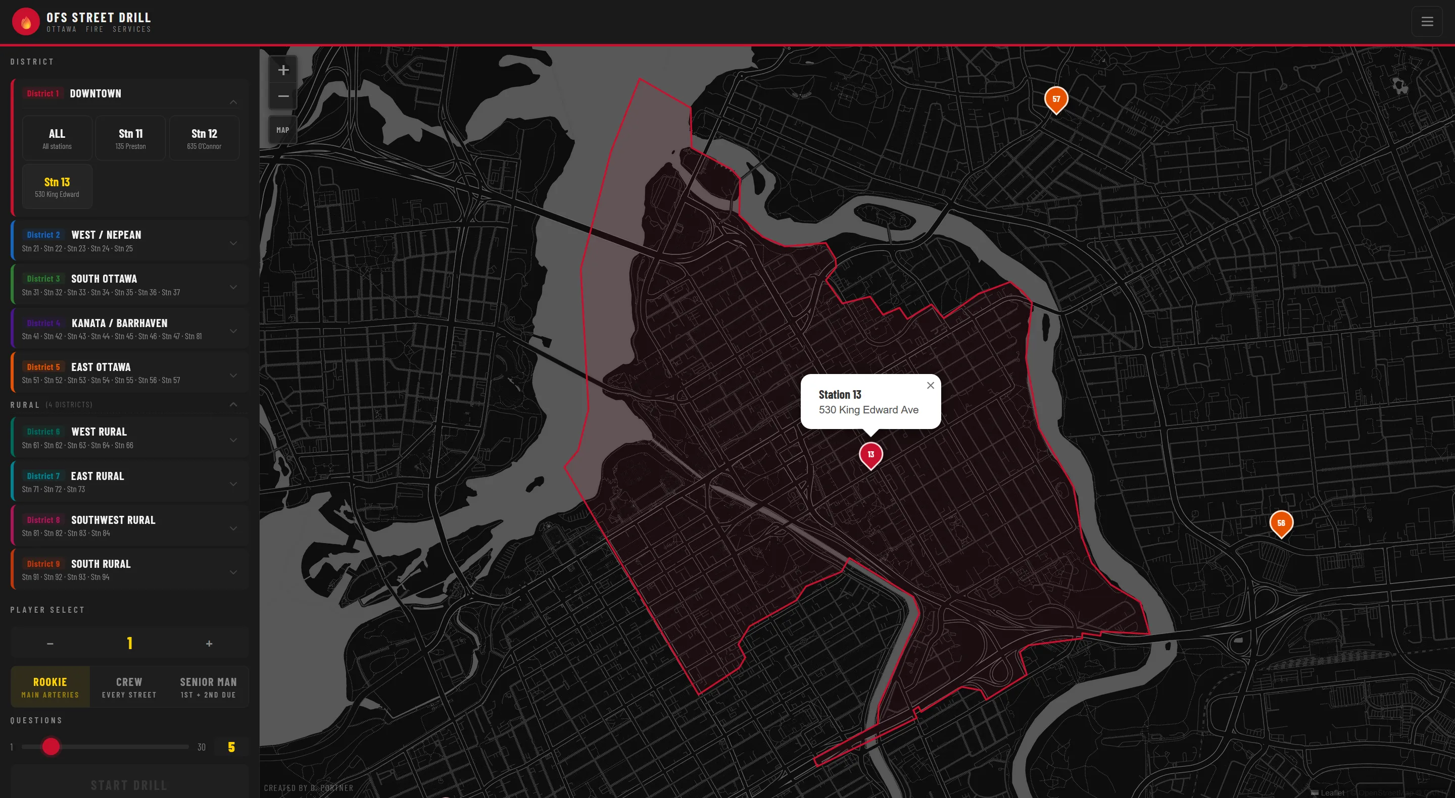 Station tooltip on iPad